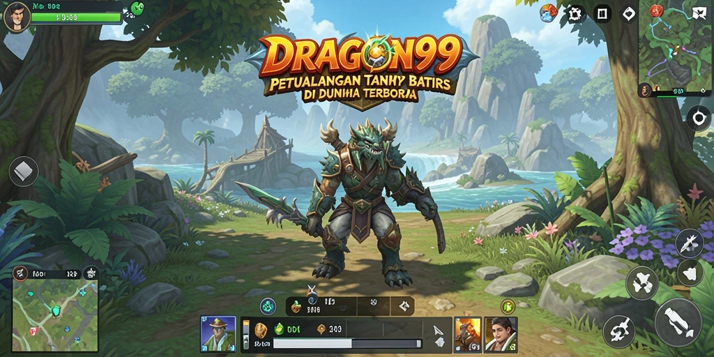 Gambar tampilan gameplay Open World yang penuh petualangan.