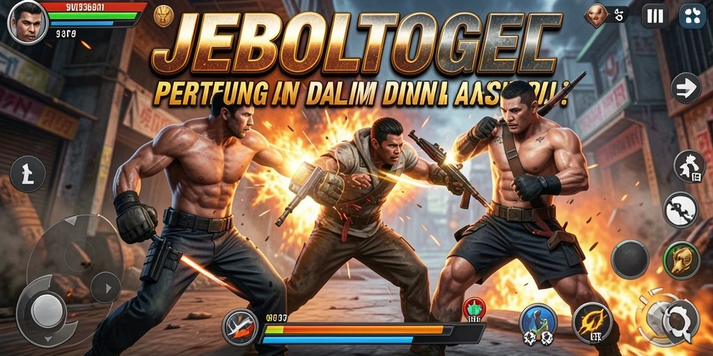 Tangkapan layar utama JEBOLTOGEL menunjukkan aksi pertarungan yang mendebarkan.