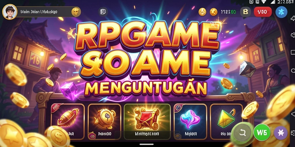 Gameplay RPGAME yang seru dengan mesin Slot yang menarik.