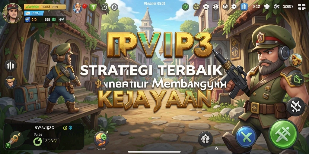 Tampilan gameplay seru dari RPVIP3 dengan strategi yang menantang.